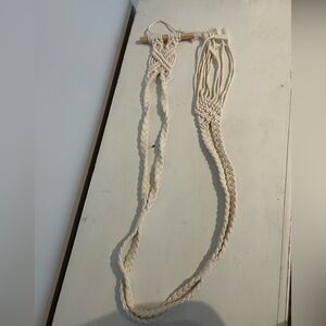 crocheted cowboy hat holder